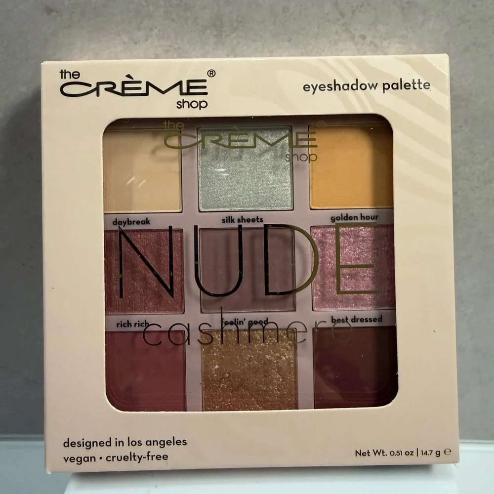 💜3/$15💜 Nude Cashmere Eyeshadow Palette